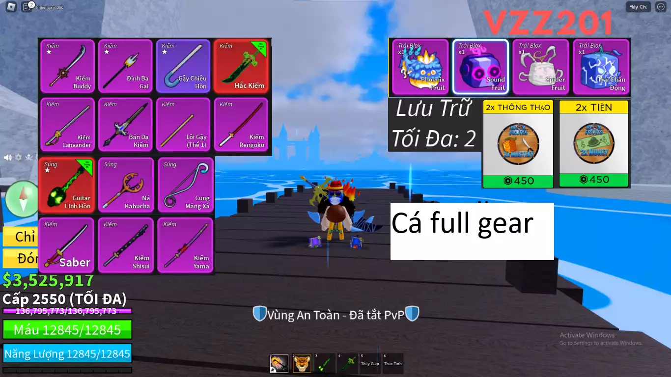 🔥FREE🔥 Tặng Acc Blox Fruit Vip 2